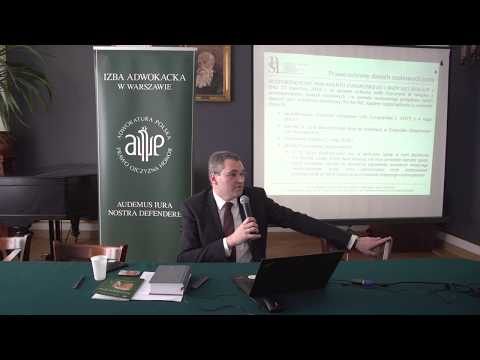 "RODO a wykonywanie zawodu adwokata. Wdrożenie RODO w kancelarii" -  adw. dr Paweł Litwiński