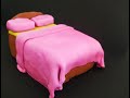 How To Make A Bed Play Doh Clay Modelling Bed DIY Clay Art Bed