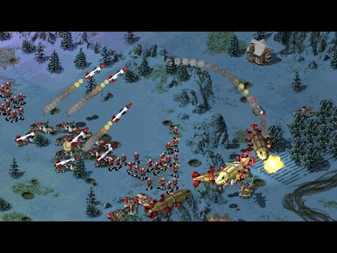 Red Alert 2 - Kirov Attack-Ground Strat on Red Revolution