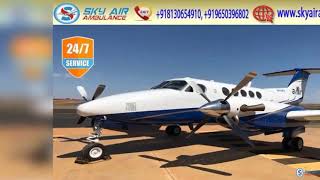 Get Latest MICU Based Air Ambulance from Bangalore or Allahabad by Sky