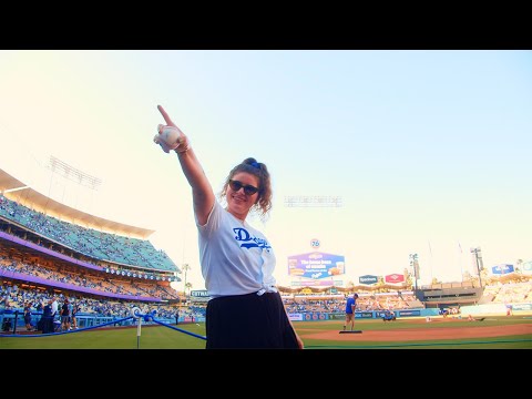 Bethany Cosentino (of Best Coast) Sings The National Anthem - Dodgers Stadium - July 26, 2022