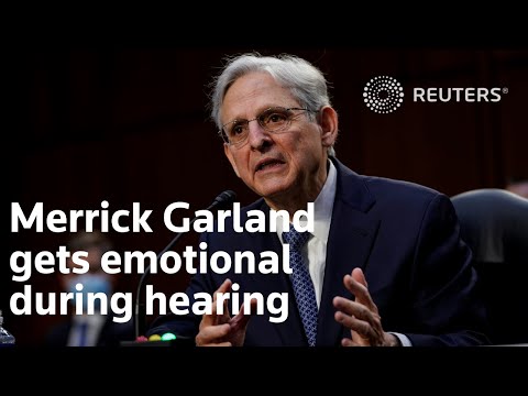 梅里克-加蘭在聽證會上情緒激動 (Merrick Garland gets emotional during hearing)