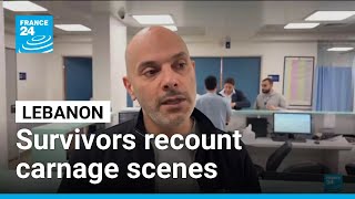 Israeli strikes kill dozens in Beirut; hospitals overwhelmed with casualties