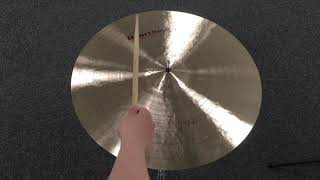 Video thumbnail for Heartbeat Jazz Crash 22" by Cymbaler.no