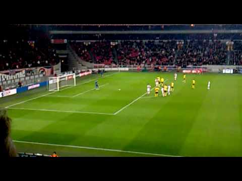 Ajax-Roda JC 3-02-2010 Rene Trost weggestuurd en de 2-0 Suárez!