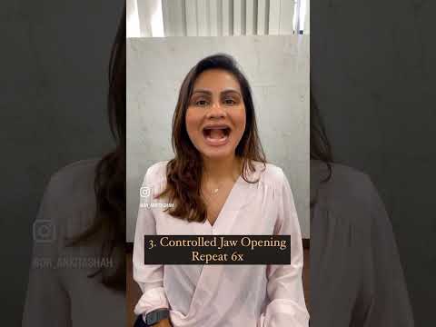 Say goodbye to TMJ pain with these simple exercises!💪🏻