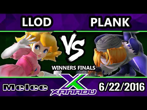 S@X 155 - lloD (Peach) Vs. Plank (Sheik) SSBM Winners Finals - Smash Melee
