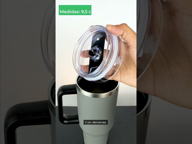 Vídeo relacionado con THERMOS Termo King de acero inoxidable, negro de 1,2 l, termo con vaso para beber 4003.232.120, apto para lavavajillas, se mantiene caliente 24 horas frío durante 24 horas, sin BPA