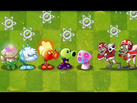 Every Plants Power Up! Vs All Star Zombie Plants vs Zombies 2