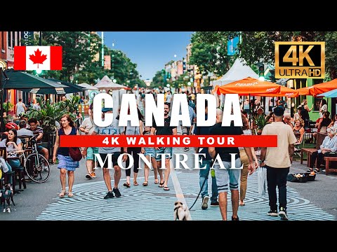 🇨🇦 Street Life in Montreal: Walking Tour of Le Plateau-Mont-Royal [4K HDR/60fps]