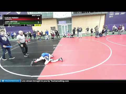 63 Lbs Champ. Round 1 - Liam Hinton, Gold Medal Grappling Vs Lucas Parish, Minnesota Bd90