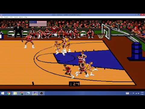 USA vs. Lithuania - Team USA Basketball 92 (Mega Drive / Genesis)