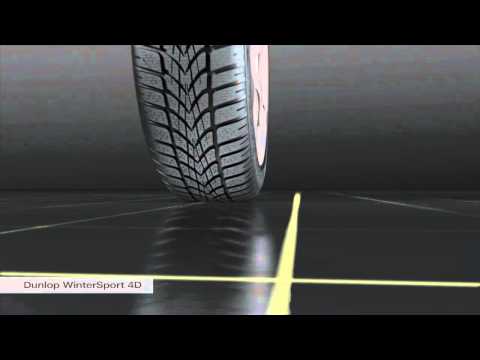 Part of a video titled How do winter tyres work? - YouTube