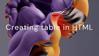 Download the video "Creating table in HTML"