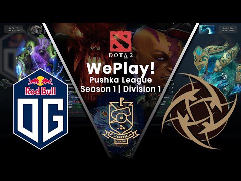OG VS NIP GAME2 HIGHLIGHTS [ENG] | GROUP STAGE | WEPLAY! PUSHKA LEAGUE DOTA2 | SUMAIL FACELESS VOID