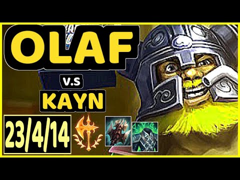 MARKOON (OLAF) vs KAYN - 23/4/14 KDA JUNGLE GAMEPLAY - EUW Ranked MASTER