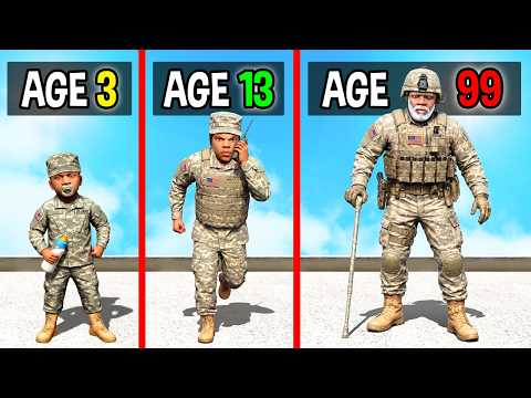 I Spent 99 YEARS in the ARMY in GTA 5!