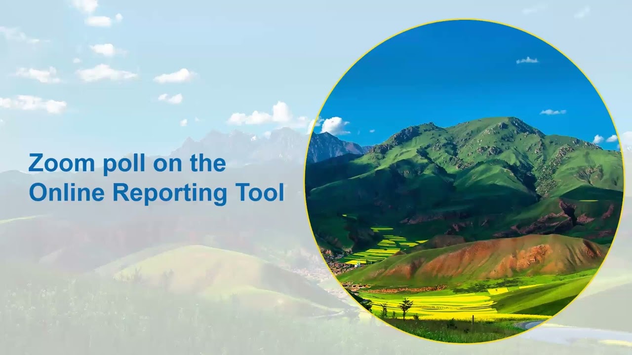 Webinaire: Formation sur l'outil de rapport en ligne pour le 7e rapport national