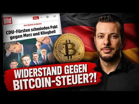 Laut BILD: CDU-Politiker BLOCKIEREN neue BITCOIN-STEUER! 💥
