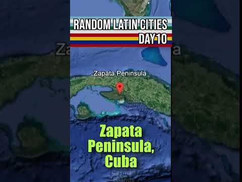 🌎Day10Random Latin Towns: Zapata Peninsula, Cuba #daily #travel #city