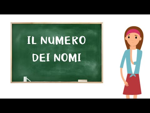 IL NUMERO DEL NOME - Singolare e Plurale