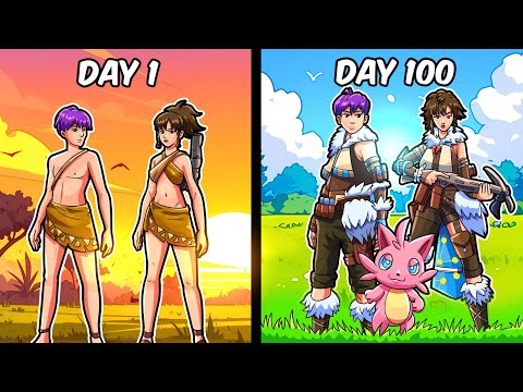 Husband And Wife Spend 100 Days In Palworld Together...