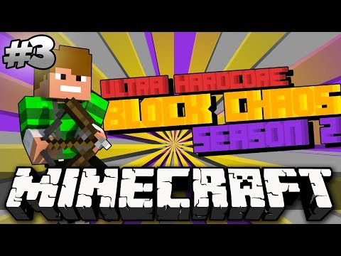 Minecraft Block Chaos Ultra Hardcore Season 2: E3 - Enchanting!
