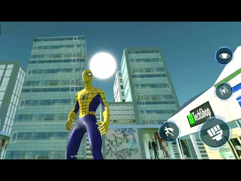 Flying Spider Crime City Rescue Game | Android Gameplay