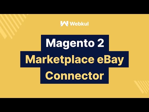Magento 2 Multi Vendor Marketplace eBay Connector Add-On