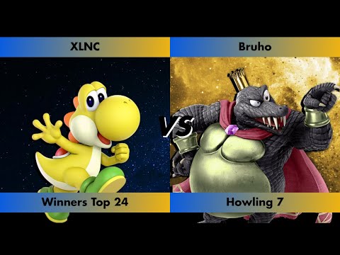 XLNC (Yoshi) vs Bruho (King K Rool) - Winners Top 24 Howling 7