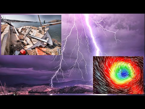 Through the eye of a hurricane - 115 knots of wind! Sailing Exodos, ep.43