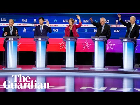 サンダースとブルームバーグは民主党の討論会で攻撃を受ける (Sanders and Bloomberg come under attack in Democratic debate)