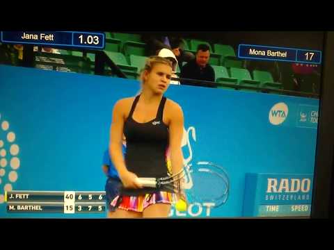 Jana Fett vs Mona Barthel 2-1 2017 12.06 aegon Nottingham UK