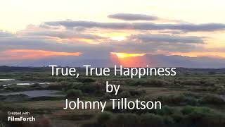 Johnny Tillotson - True, True Happiness