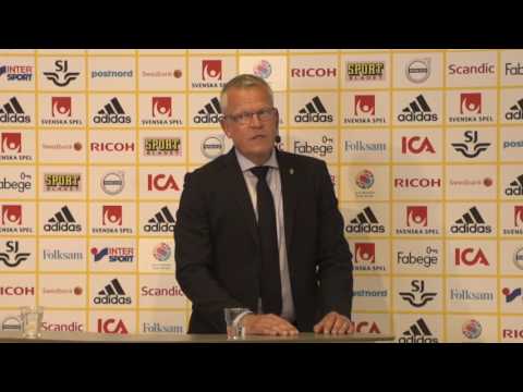 Se hela Janne Anderssons presskonferens om truppen till Frankrike - TV4 Sport