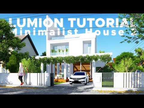 Lumion 6 Rendering Tutorial #54 - Minimalist House 2