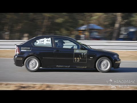 Krzysztof Żyła/Oliwier Żyła, BMW E46 320ti - I SuperOES Tor Poznań - 27.02.2021
