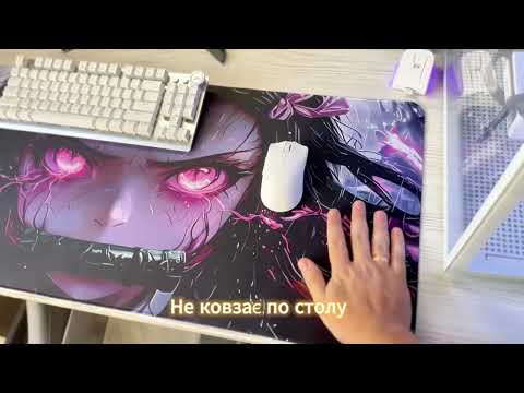 Коврик для компьютерной мыши и клавиатуры YL 23 на стол 800x300x3 с принтом Карта мира - фото 1 - id-p2442084673