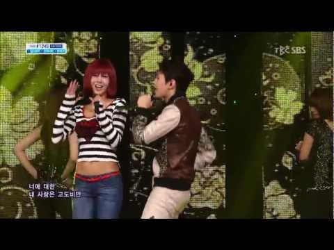 [1080p HD] 130331 Inkigayo G.NA feat. BTOB Ilhoon - Oops  #지나