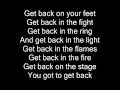 Get back from Pillar lyrics Video 