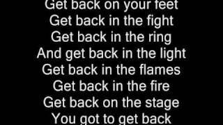 Get back from Pillar lyrics Video