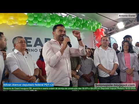 ildivan Alencar inauguração CEI areninha ordem de serviço CE 275 ce 371 dip 14-02-2025