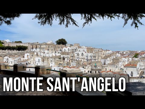 MONTE SANT’ANGELO Italy Walking Tour 4k - With Captions!