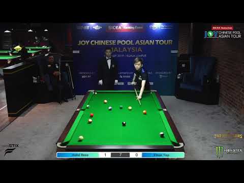Mohd Reza Bin Hassan VS Kitson Yap - Stage 1 - 2019 Joy Chinese Pool Asian Tour Malaysia