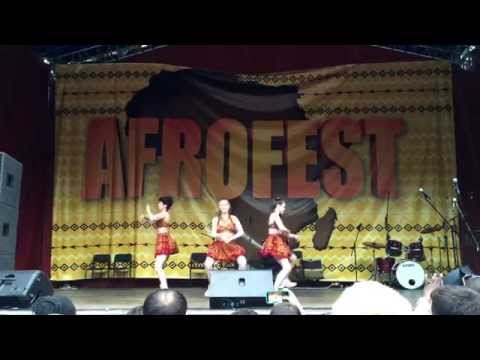 Donga Girls performance at Afrofest 2015 Moscow, Russia