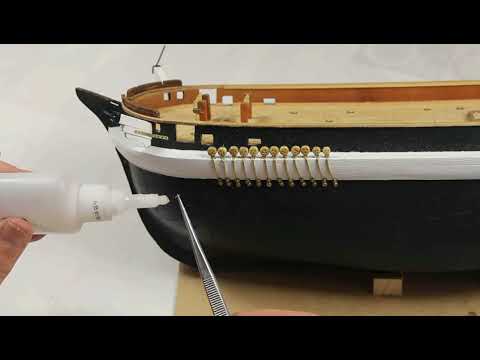 44 - Elaboración de pescantes de proa 2. HMS Terror - Modelismo Naval