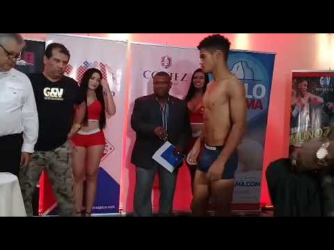 José Nuñez vs Jaime muñoz,  pesaje
