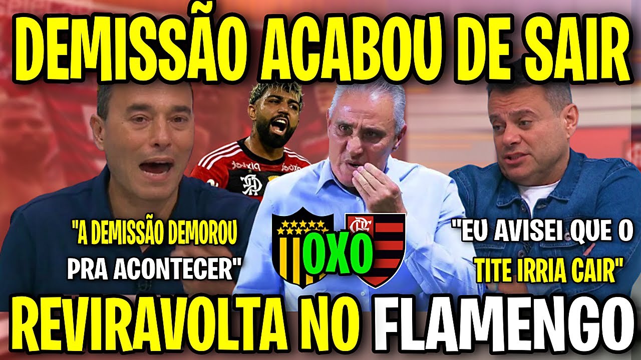 PERDEU A LINHA AO VIVO! " O TITE VAI SER DEMITIDO DO FLAMENGO AINDA HO... NOTÍCIAS DO FLAMENGO