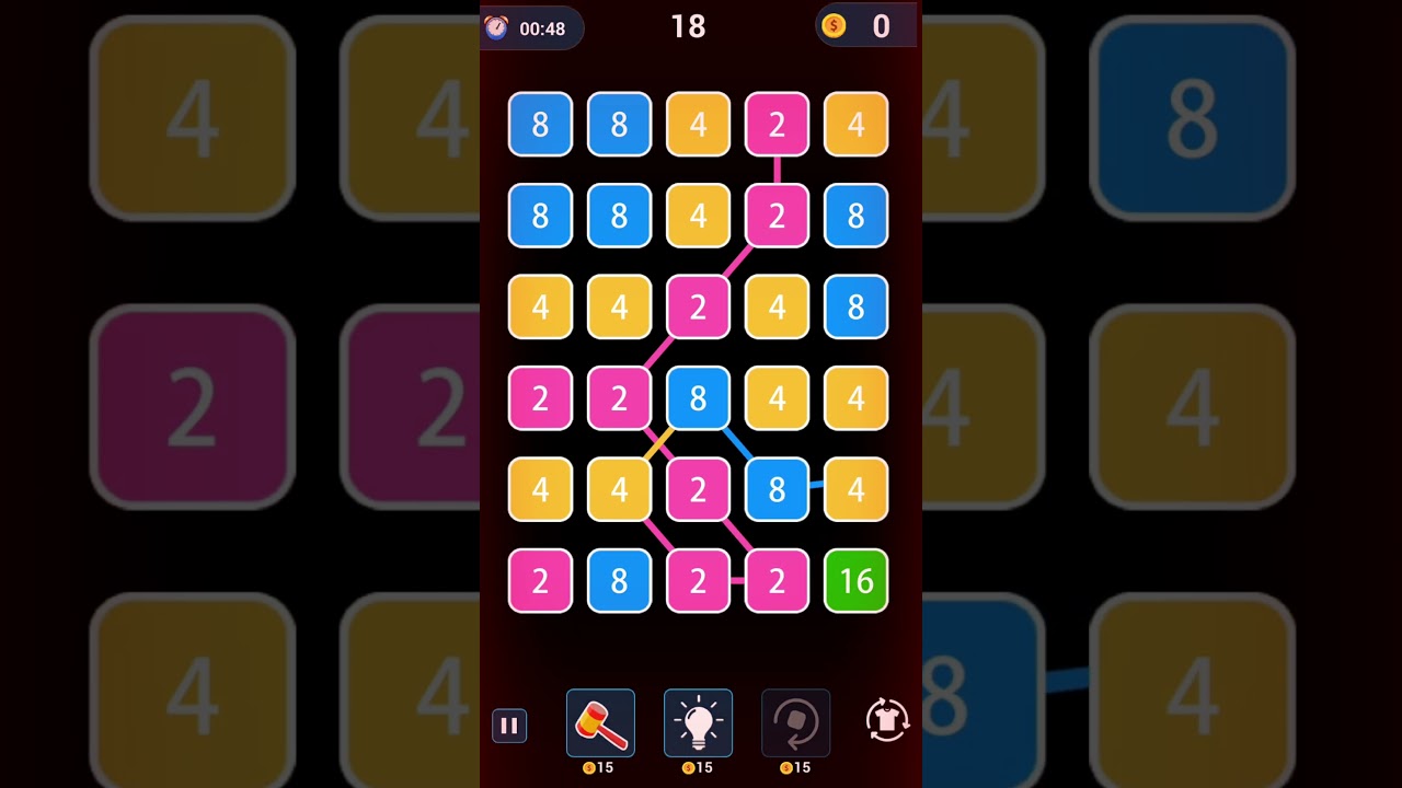 2248 Merge Numbers Game#puzzle  #brainteaser #game#mindteaser #gaming#puzzles #gameplay #mobilegame