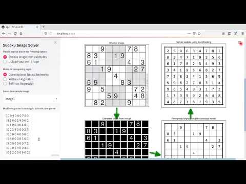 Computer Vision: Sudoku Image Solver
